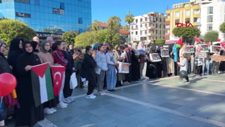 ALANYA’DA GAZZELİ ÇOCUKLAR ANILDI