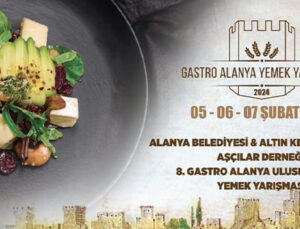 8. Gastro Alanya Uluslararası yemek yarışması yarın başlıyor