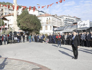 Atatürk’ün Alanya’ya Gelişinin 89. Yıl Dönümü Törenle Kutlandı