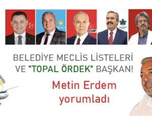 Belediye Meclis listeleri ve” topal ördek” başkan!