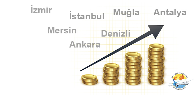 Konaklama gelirlerinin %70’i hangi 2 ilimize ait?